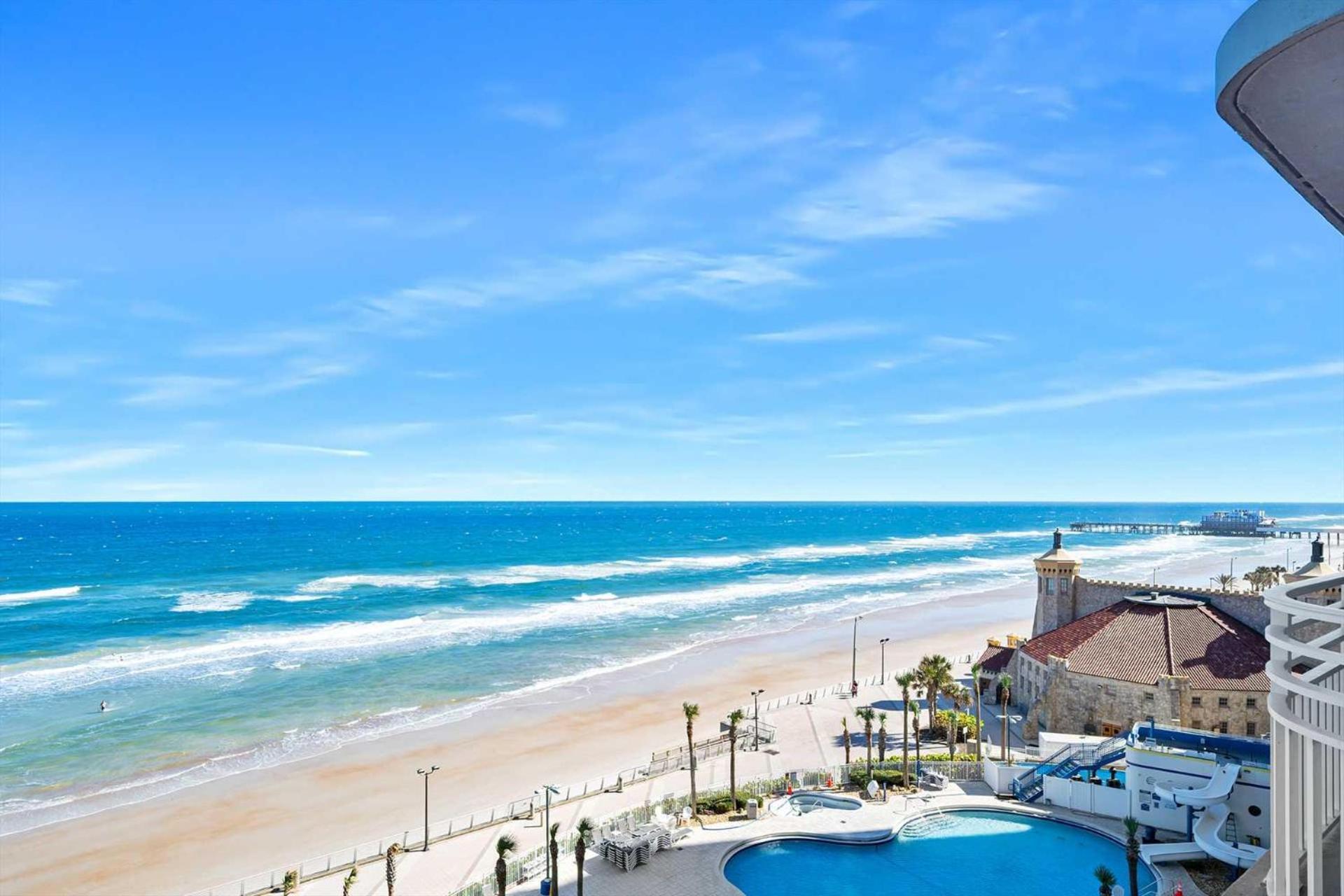 Luxury 8Th Floor 2 Bedroom Condo Direct Oceanfront Wyndham Ocean Walk Resort Daytona Beach | 801 Exteriér fotografie